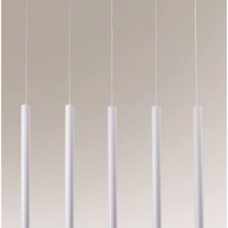 Yabu Loftlampe i aluminium B100 cm 5 x GU10 MR11 - Hvid