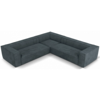 Agawa Hjørnesofa sofa i polyester B280 x D280 cm - Sort/Gråblå