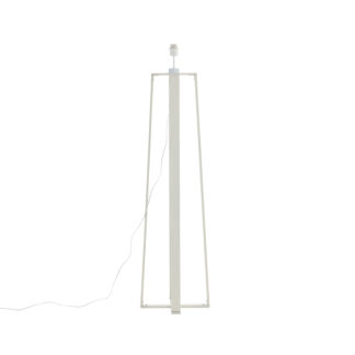 VENTURE DESIGN Avspark gulvlampe - glas og hvid stål