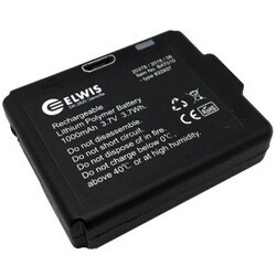 Elwis Pro 1000 mAh 3,7 V Genopladeligt Batteri til H4-R