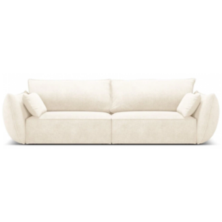 Kaelle 3-personers sofa i chenille B208 cm - Lys beige