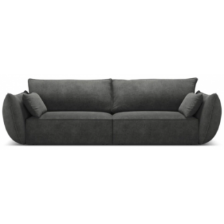 Kaelle 3-personers sofa i chenille B208 cm - Mørkegrå