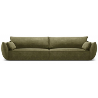 Kaelle 4-personers sofa i chenille B248 cm - Grøn