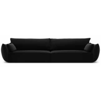Kaelle 4-personers sofa i velour B248 cm - Sort