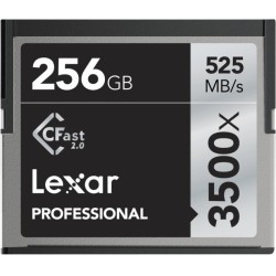 Lexar Pro 3500X Cfast (VPG-130) R525/W445 256GB - Hukommelseskort