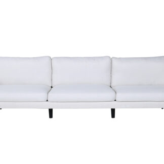 VENTURE DESIGN Zoom 3 pers. sofa - beige polyester og sort stål