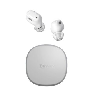 Baseus Encok TWS Bluetooth Høretelefoner med opladeretui - Hvid