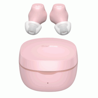 Baseus Encok TWS Bluetooth Høretelefoner med opladeretui - Pink