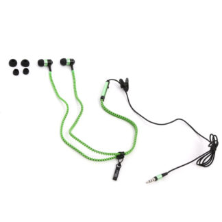 Freestyle Zip In-ear Høretelefoner med mikrofon & 3.5mm - Grøn