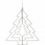 Hængende lysdekoration - juletræ