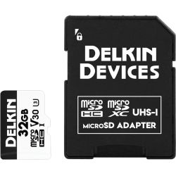 Delkin microSD Advantage 660X UHS-I (U3/V30) 32GB - Hukommelseskort