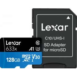 Lexar 633X microSDHC/SDXC no adapter (V30) R95/W45 64GB - Hukommelseskort