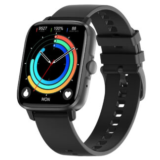 Smartwatch DT102 - Vandtæt, Bluetooth opkald, Sportsmodes, Puls - iOS / Android - Sort