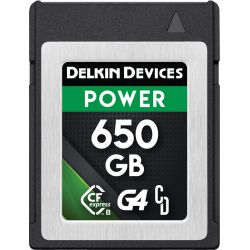 Delkin CFexpress Power R1780/W1700 (G4) 650GB - Hukommelseskort
