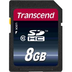 Transcend SDHC CLASS 10 8GB - Hukommelseskort