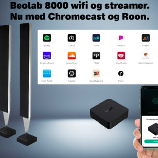 Beolab 8000 Wifi og bluetooth streamer. Nu med Chromecast og Roon.