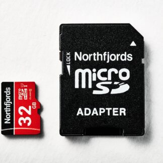 NorthFjords - MikroSD TF hukommelseskort 32GB - Inkl SDHC adapter