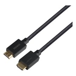 Deltaco Ultra High Speed Hdmi Cable, 3m, Lszh, Black - Ledning