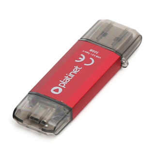 PLATINET USB Stik USB 3.0 + Type-C C-Depo 32GB - Rød