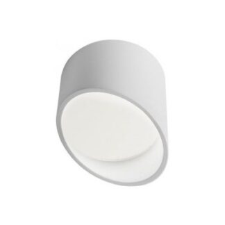 UTO Påbygningsspot i aluminium og akryl Ø9 cm 1 x 6W SMD LED - Mat hvid/Hvid