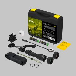 Armytek Viking Pro Extended Set / Warm / Fully Equipped Set For Tactical Tasks: Flashlight, Two 18650 Li-ion Batteries, Magnetic Usb Charger, Magnetic Mount, Magnetic Remote Switch, Two Color Filters - Lommelygte