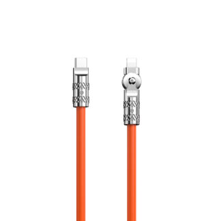 Dudao USB-C til Lightning 30W roterbar kabel - 1m - Orange