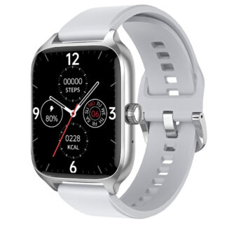 Smartwatch DT116 - Fuld Touch - NFC/Bluetooth opkald - Dansk sprog - Sølv