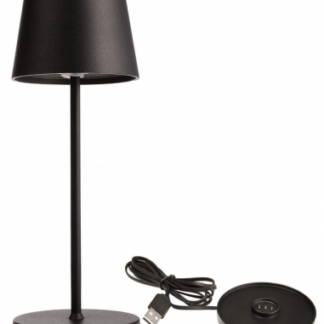 Canis Mini inden-/udendørs trådløs bordlampe H20,8 cm 2,3W LED - Mat sort