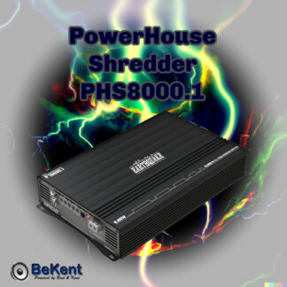 Earthquake PowerHouse Shredder 8000.1 Klasse D Bilstereo Forstærker