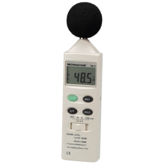 Monacor SM-2 dB-måler | Nem Støj- & Lydtryksmåling 35-130dB
