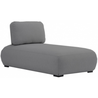 Olala loungemodul i aluminium og Couturetex 165 x 99 cm - Antracit