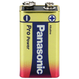 Panasonic 9V Alkaline Batteri LR-61 - Lang Levetid, 680 mAh