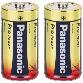 Panasonic Alkaline C-Batteri LR-14, 2 stk - Lang Levetid 1,5V