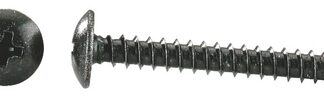 Sorte Monteringsskruer 4x32mm MZF-4032 – Flad Hoved, Selvskærende, 100 stk