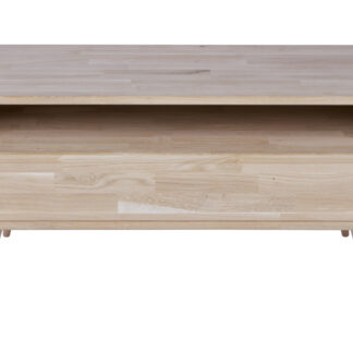 WOOOD Tygo TV-bord, m. 1 rum og 1 skuffe - natur eg (100x44)
